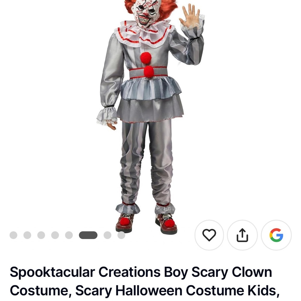 Killer clowns costume